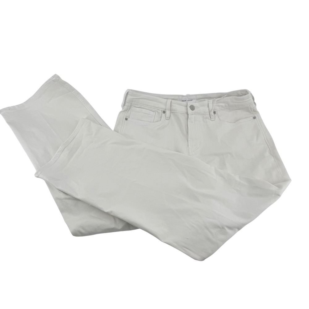 Dear John Taylor Straight Leg White Jeans Size 31 Denim Casual New with Tagsβ